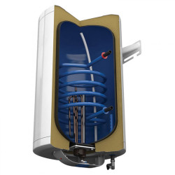 Вертикален бойлер Tedan Comby MB PKD 80л В enamel 3kW с дясна серпентина