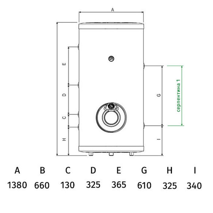 Стоящ бойлер Tedan Comby inox BT 280л, 6kW - неръждаем със серпентина