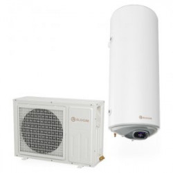 Термопомпен бойлер Eldom HPWH120IS 120 л със соларна серпентина - неръждаем