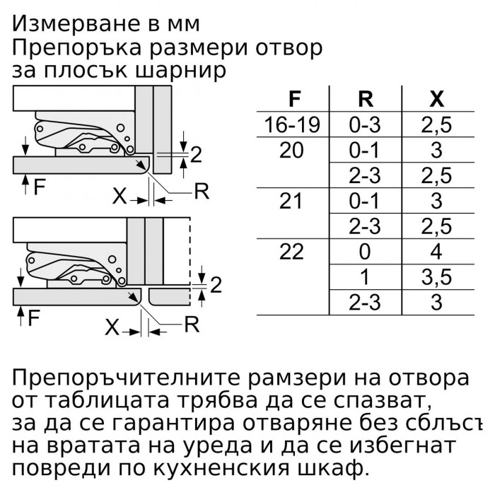 Хладилник за вграждане Bosch KIR21AFF0 Серия 6, 88 см