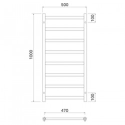 Комбинирана лира за баня Pax Climb - бял