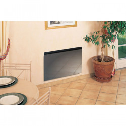 Стъклен лъчист конвектор Airelec Glassance Smart ECOcontrol 1500W, Електронен термостат