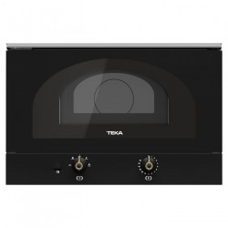 Микровълнова фурна за вграждане, 22 литра, с ретро дизайн Teka MWR 22 BI антрацит / месинг