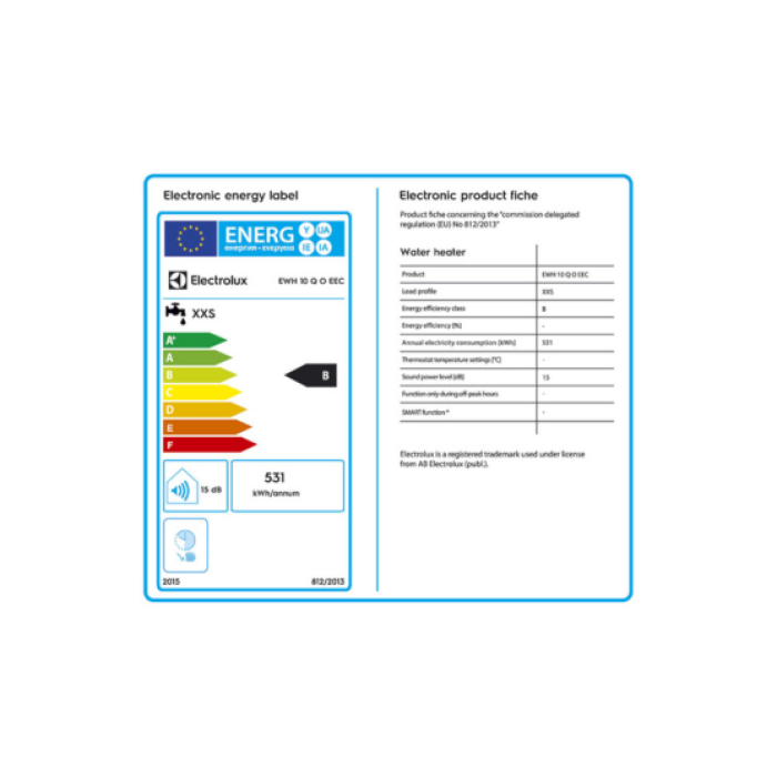 Малолитражен бойлер Electrolux EWH 10 Q U - под мивка