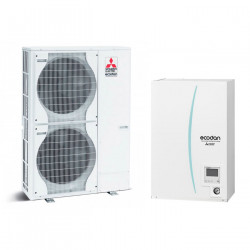 Термопомпа Mitsubishi Electric ERSC-VM2D/PUHZ-SW120VHA, 16 kW, отопление, охлаждане и БГВ Термопомпа Mitsubishi Electric ERSC-VM2D/PUHZ-SW120VHA, 16 kW, отопление, охлаждане и БГВ