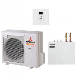 Термопомпа Mitsubishi Heavy Hydrolution HSB100/FDCW71VNX-A, 8 kW, отопление, охлаждане и БГВ Термопомпа Mitsubishi Heavy Hydrolution HSB100/FDCW71VNX-A, 8 kW, отопление, охлаждане и БГВ