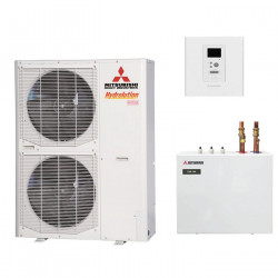 Термопомпа Mitsubishi Heavy Hydrolution HSB140/FDCW140VNX-A, 16 kW, отопление, охлаждане и БГВ Термопомпа Mitsubishi Heavy Hydrolution HSB140/FDCW140VNX-A, 16 kW, отопление, охлаждане и БГВ